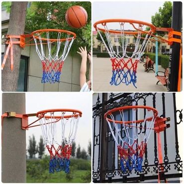 спортивный топик: Баскетбольная корзина, качественная и очень прочная. Легко
