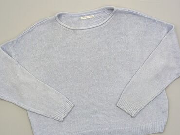 Sweter XL (EU 42), stan - Idealny, wzór - Jednolity kolor, kolor - Błękitny