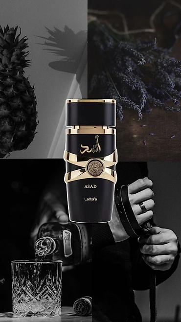 matt pear: 😎Asad Lattafa 100ml baqli qutuda qaliciliqi 1 gune gederdi mohtesem — 1