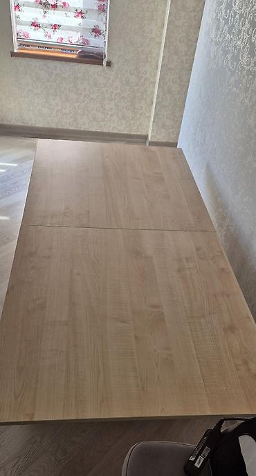 şuşə stol: Dördbucaq masa, Transformer, Təkərsiz, Teksturalı laminat — 5