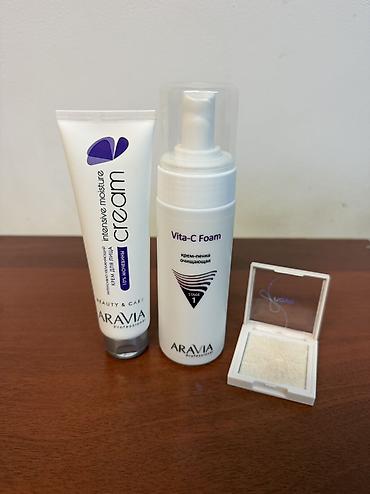 пенки: Набор для ухода и макияжа: 1) Aravia Professional Vita‑C Foam — — 1
