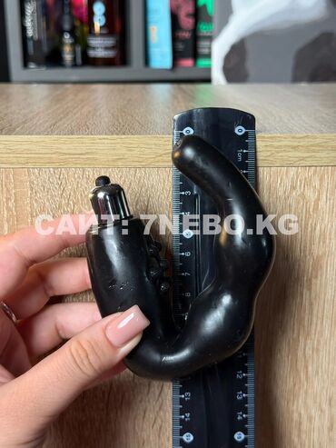 Товары для взрослых: Вибромассажёр простаты C-образной формы для мужчин, с упором на — 4