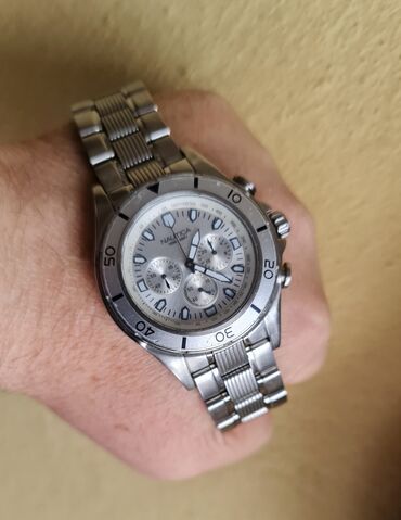 Ručni satovi: Nautica muški hronograf sat – čelik, 100 m - Kućište i narukvica od — 4