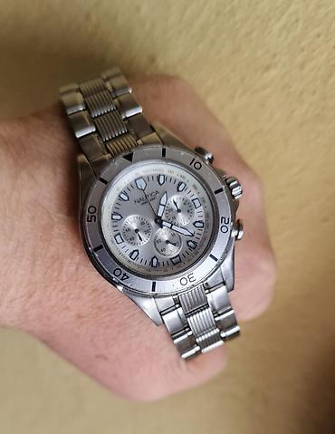 Ručni satovi: Nautica muški hronograf sat – nerđajući čelik - Kućište i narukvica — 3