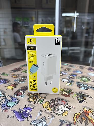 micro usb: Baseus адаптер 65W 2C+U с кабелем 100W - Тип: сетевое зарядное — 1