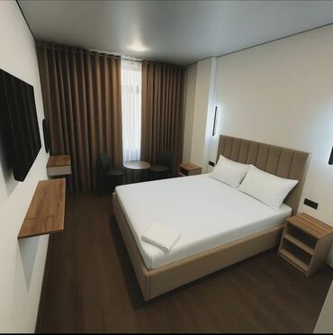 дома бишкек: 1 комната, Душевая кабина, Постельное белье, Кондиционер