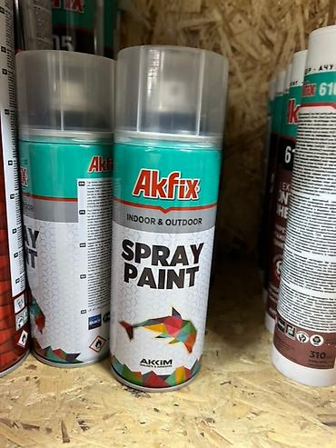 akfix: Аэрозольная краска Akfix предназначена для внутренних и наружных — 1
