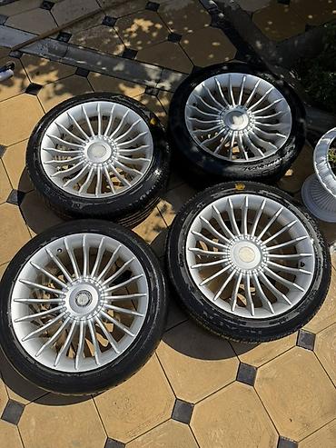 длм на колесах: Продам диски Альпина 18 размер Разноширокие Перед 8.5 Зад 9.5 — 1