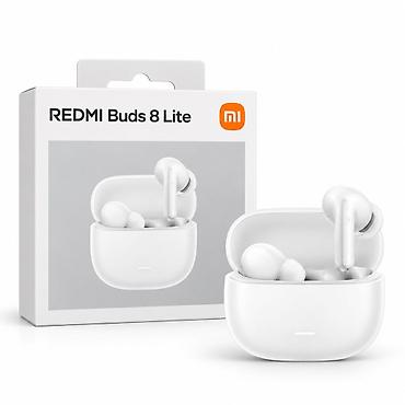 redmi qulaqliq: Xiaomi Redmi Buds 8 Lite simsiz qulaqlıq. Ağ rəngdə, kompakt və rahat — 2
