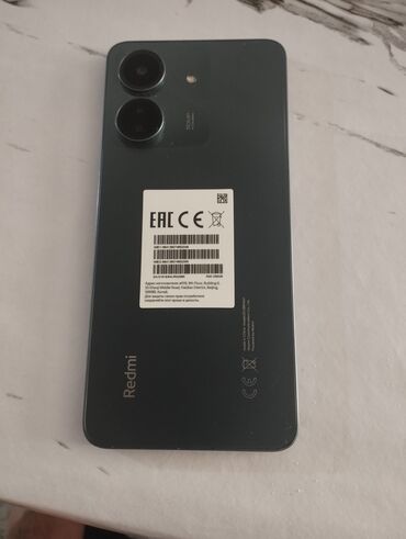 телефоны бу редми: Redmi, Redmi 13C, Колдонулган, 256 ГБ, түсү - Көк, 2 SIM