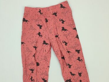 czerwona bluzka dla dziewczynki: Leggings for kids, SinSay, 4-5 years, 110, condition - Very good