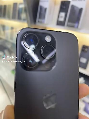 iphone 16 neçə manatdır: IPhone 14 Pro, Qara, Simsiz şarj, Zəmanət — 4