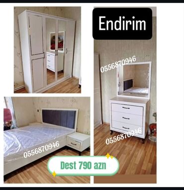 Yataq otağı dəstləri: İkinəfərlik çarpayı, Dolab, Rusiya, Yeni — 2