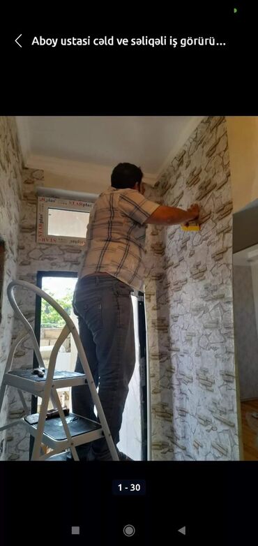 Malyar işləri: Malyar şpoklyovka laminat Aboy ustası cəld ve səliqəli iş görürük 2 — 8