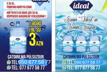 su satışı: 💧🍸 Sağlam Su Sağlam Həyat🤌🏔 Bizde qablara göre DEPOZİT YOXDUR !!!