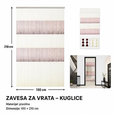 KMT Plastična zavesa od perli dvobojna „kap” – 50 kom Opis: -
