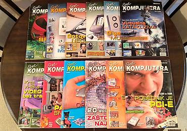 Časopisi: Časopis „Svet Kompjutera“ – cela 2004. godina! Prodajem komplet svih — 1