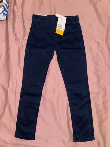 джинсы для девочек: Джинсы и брюки, цвет - Синий, Новый