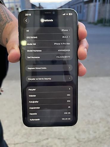 i̇phone 11 pro: IPhone 11 Pro Max, 256 GB, Matte Midnight Green, Face ID — 4