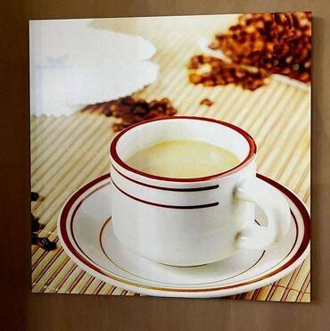 рамки на картины: Картина "Утренний кофе" декоративная 60 см х 60 см, толщина 12 мм