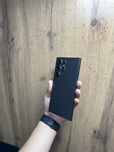 срочно продаю телефон нужны деньги: Samsung Galaxy S24 Ultra, Б/у, 512 ГБ, цвет - Черный, В рассрочку, 1 SIM, eSIM