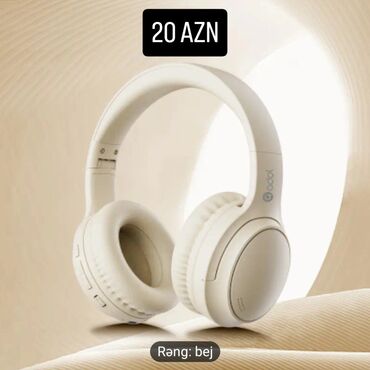 Qulaqcıqlar: Yeni Simsiz (Bluetooth) Qulaqcıqlar, rəng - Bej