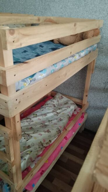 функциональные кровати для дома: Двухъярусная кровать, Для девочки, Для мальчика, Б/у