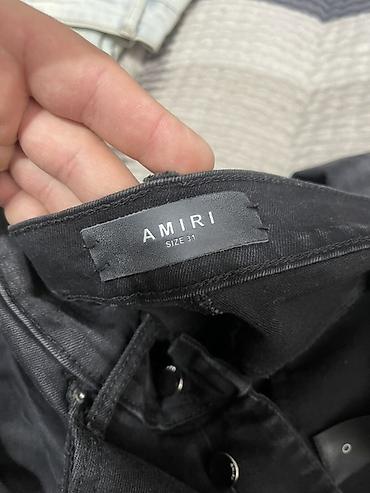 рубашка 52: Джинсы AMIRI, размер 31. - Цвет: чёрный, с эффектом — 3