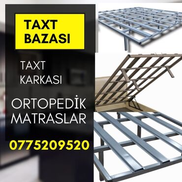 bazalı taxt: Kravat demirleri,taxt demiri,matras altligi,kravat demiri,taxt