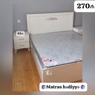 Masa və oturacaq dəstləri: Yeni, İkinəfərlik çarpayı, Matras ilə