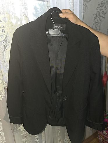 gen: NaraMaxx qadın blazer ceket - Rəng: qara - Model: klassik, tək düyməli — 2