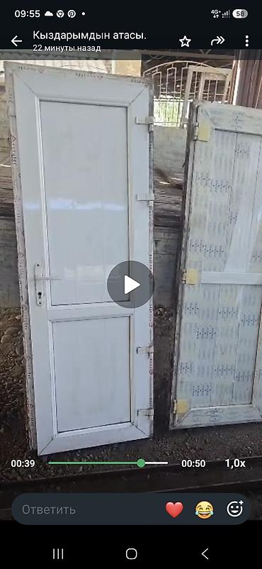 Пластиковые двери: Пластиковая входная/межкомнатная дверь из ПВХ с коробкой — 3