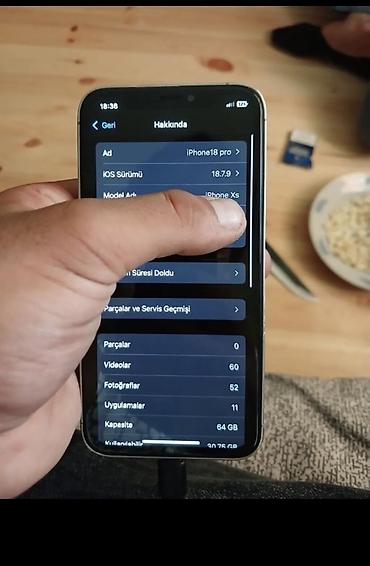 ericsson t 28: IPhone Xs, 64 GB, Göy, Qırıq — 4