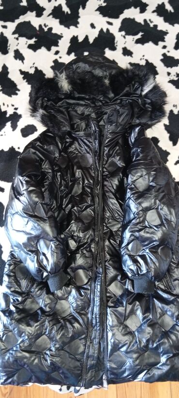 женские длинные кофты: Пальто, XL, цвет - Черный