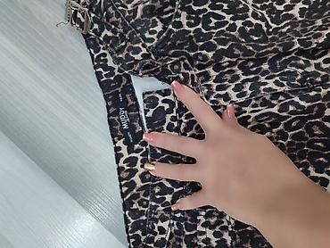 brend saat: Cins Qadın şalvarı leopar yenidi– MUDDY Jeans - Naxış: leopard print — 2