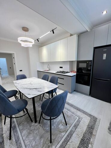 квартира бишкек аренда долгосрочно дизель: 2 комнаты, 81 м², Элитка, 6 этаж, Дизайнерский ремонт