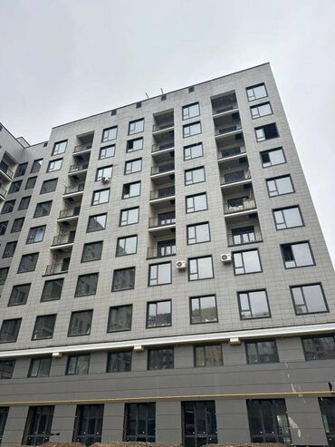 ипотека на 10 лет без первоначального взноса бишкек: 1 комната, 42 м², Элитка, 9 этаж, ПСО (под самоотделку)