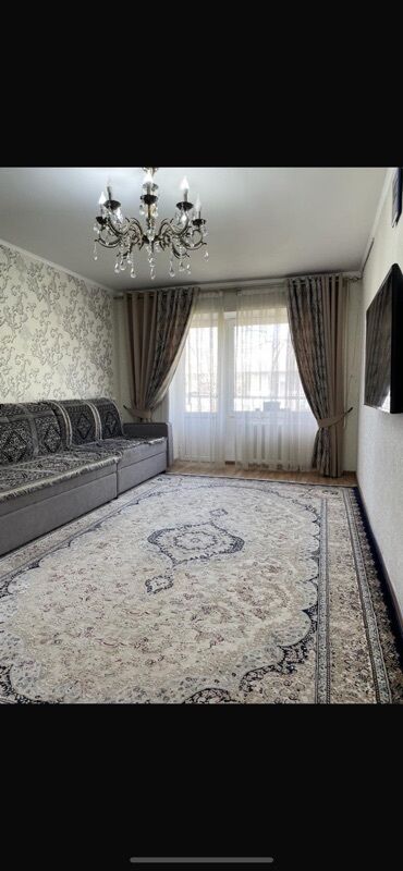 дом ынтымак: 3 комнаты, 56 м², Хрущевка, 4 этаж, Евроремонт