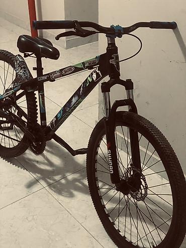 İdman velosipedləri: Dağ velosipedi – 26" təkərlər, amortizatorlu ön çəngəl, disk əyləclər — 1