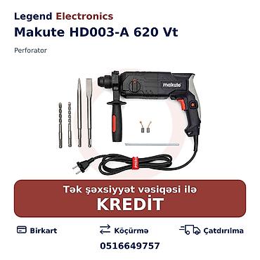 kreditle drel: Elan başlığı: Perforator Makute HD003-A 620 Vt Elan mətni: Makute — 1