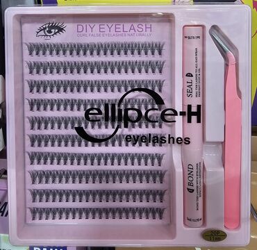 Kosmetika dəstləri: Ellipce-H DIY Eyelash – fərdi dəstəli süni kiprik seti temu kirpiklər — 12