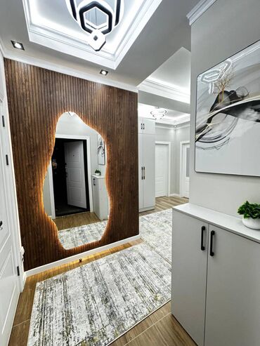 сдается квартира в пишпеке: 2 комнаты, 76 м², Элитка, 12 этаж, Дизайнерский ремонт