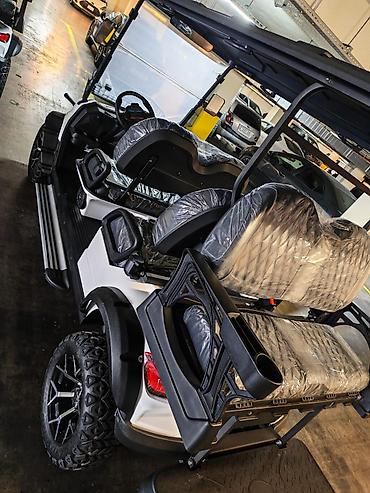 Microcar: Elektrik golf karı – 4+2 yerlik, off-road təkərli Məhsul təsviri: - — 2