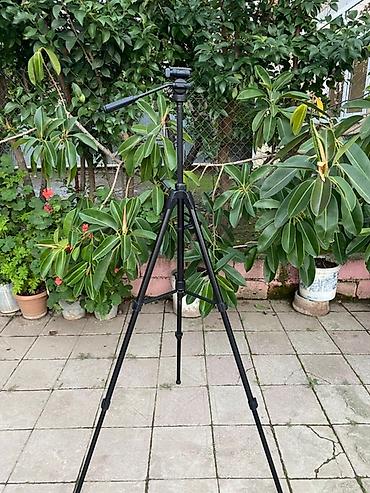 tripod kamera: Foto/video üçün yüngül və dayanıqlı üçayaq stativ - Material — 1