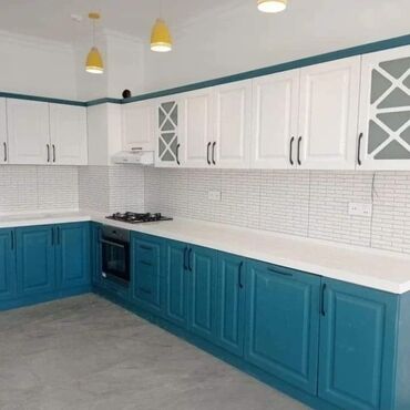 Sifarişlə mətbəx mebeli: Sifarişlə mətbəx dəsti, Özü çəkən petlələr, MDF — 6