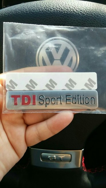 Tuning oprema: Samolepljiva metalna pločica - TDI Sport Edition Namenjeno za vozila — 9