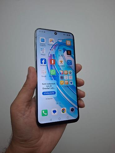 philips xenium 9@9v: Honor X8a, 128 GB, rəng - Gümüşü, Barmaq izi — 1