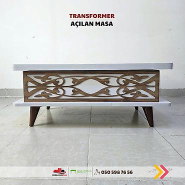 Masalar: Jurnal masası, Yeni, Transformer, Laminat, Dördbucaq masa — 5
