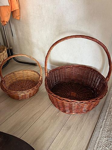куплю корзины: Набор плетёных изделий из лозы/ротанга В комплекте: - 2 круглые — 1