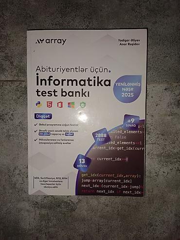 Məhsul: “Abituriyentlər üçün İnformatika test bankı” – yenilənmiş nəşr